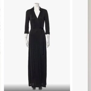 Diane von Furstenburg Abigail wrap maxi dress NWT